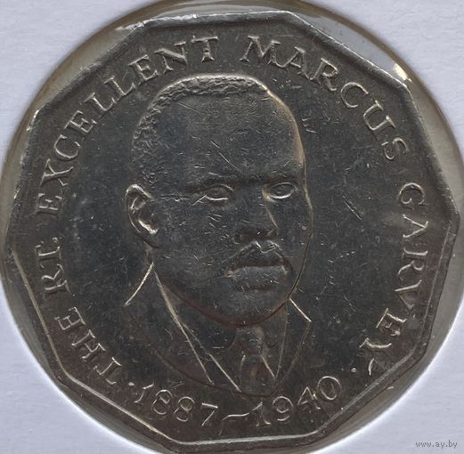 Ямайка 50 центов 1975 г. В холдере