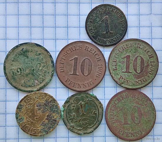 Монета мелкая, сборный лот