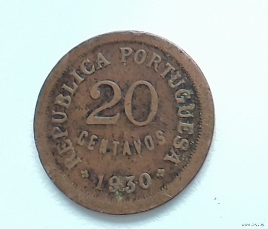 Кабо-Верде 20 сентаво, 1930. 4-2-9