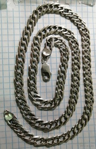 Массивная цепочка, 33,26 гр, серебро, 925 проба,63 см. .