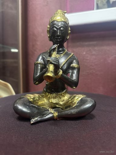 Бронзовая статуэтка, Будда, полнотелая, много лотов рубля