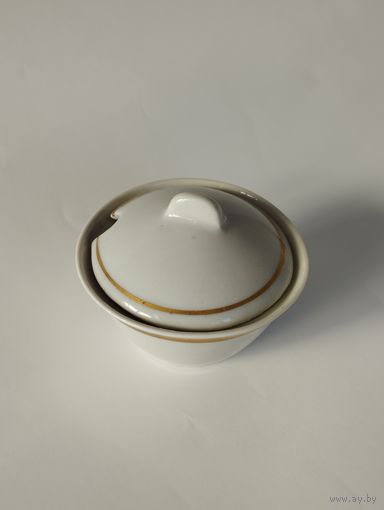 Солонка, горчичница. Рижский ФФЗ клеймо 1950-70, h 4 см, D 6.5 см.