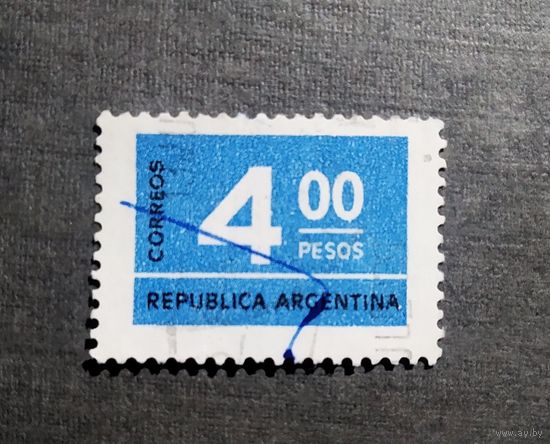 Марка Аргентина 1976 год Стандарт