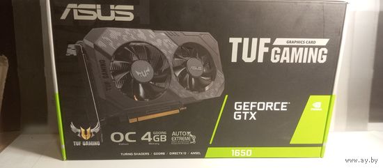 Коробка от видеокарты ASUS TUF GAMING GF GTX 1650 OC 4G