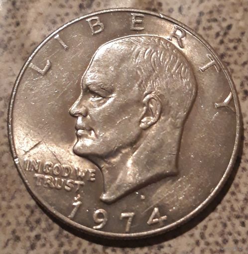 1 доллар 1974 D США