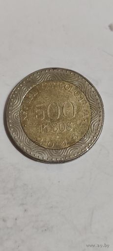 Колумбия 500 песос 2016