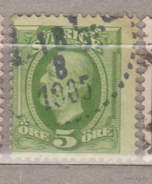 Известные  Люди Личности Король Оскар II  Швеция 1891 год лот 5