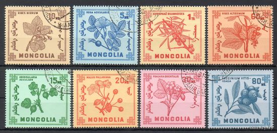 Фрукты Монголия 1968 год серия из 8 марок