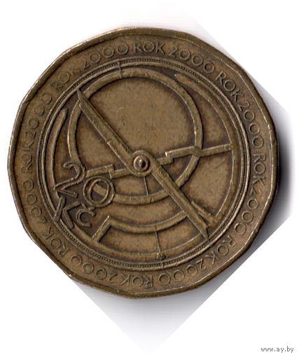 Чехия. 20 крон. 2000 г.