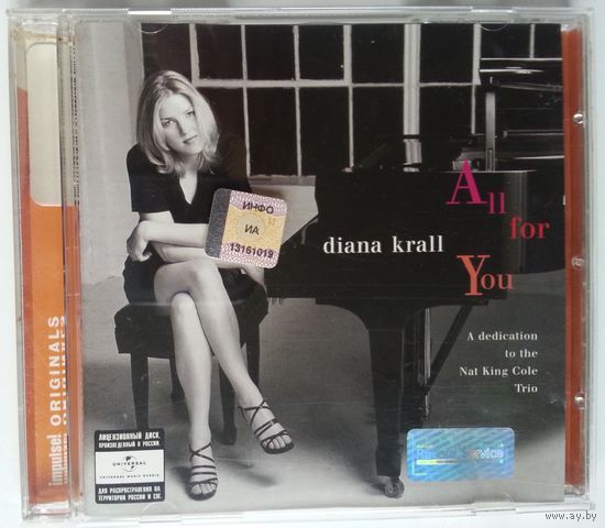 CD Diana Krall – All For You (A Dedication To The Nat King Cole Trio) (2006)