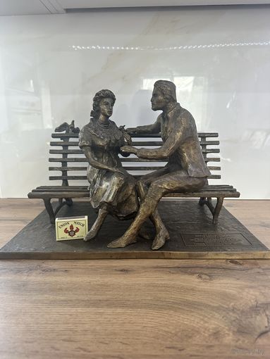 Шикарная статуэтка, бронза, вес 20 кг, Европа, много лотов с рубля