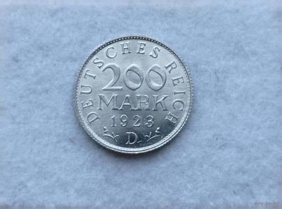 Werty71 Германия 200 марок 1923 D