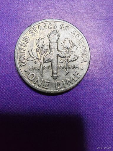 США 10 центов 1 дайм 2020