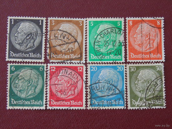 Германия. Рейх. 1933г. Гинденбург.