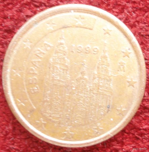 7029:  1 евроцент 1999 Испания