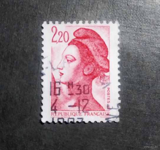 Марка Франция 1985 год Стандартный выпуск
