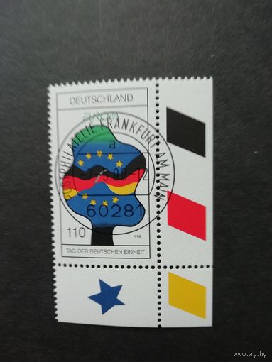 Германия. 1998 Марка "День немецкого единства" (гашеная с клеем) Mi.1985 каталог 1.00 евро