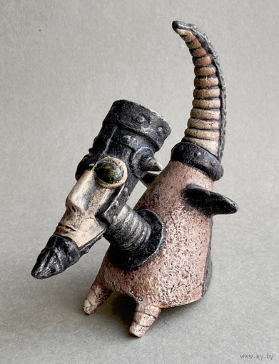 Байкер. Авторская керамика. Олег Ткачёв