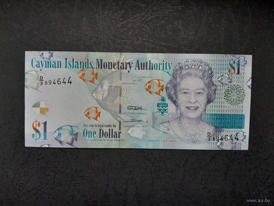 1 доллар 2010 года. Каймановы острова. UNC. Распродажа