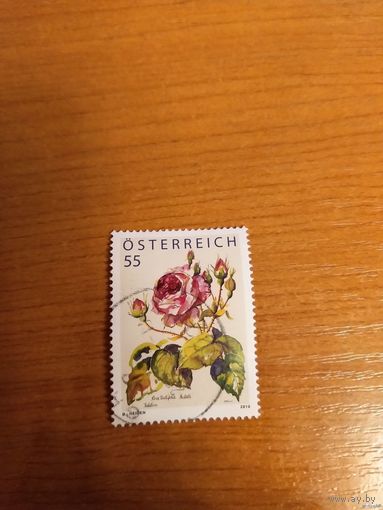 2010 Австрия флора роза дорогая выпускалась одиночкой (2-9)