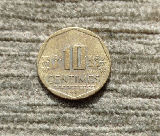 Werty71 Перу 10 сентимо 2010