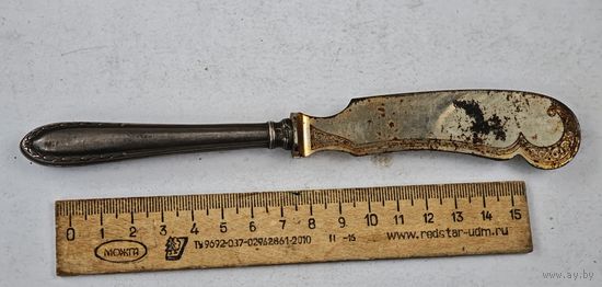 875 проба серебро (ручка )  нож