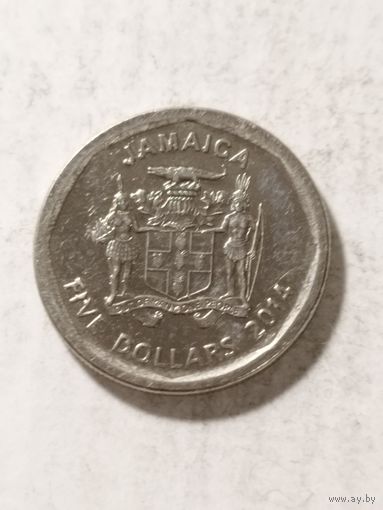 Ямайка 5 долларов 2014