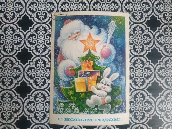 Открытка СССР 1980 год. Прошла почту. С.Горлищев .Состояние на скане.