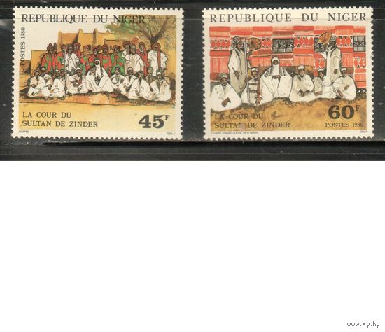 Нигер-1980 (Мих.692-693) ** , Султаны (полная серия)