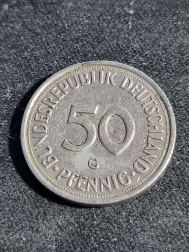 Германия  50 пфеннигов 1976 G