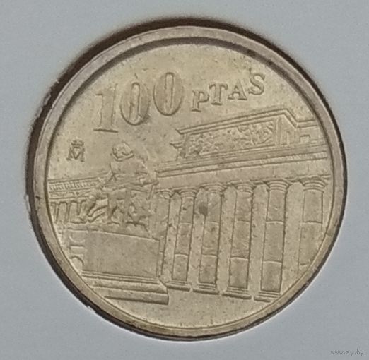Испания 100 песет 1994 г. Национальный музей Прадо. В холдере