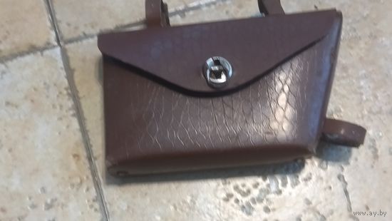 Кожаная вело сумка АИСТ, ММВЗ, ХВЗ СССР