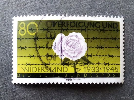 Марка Германия 1983 год Преследование и сопротивление