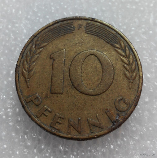 10 пфеннигов 1950 (F) Германия ФРГ #01