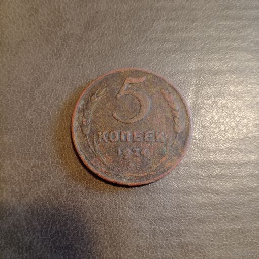 5 копеек 1924 года медь