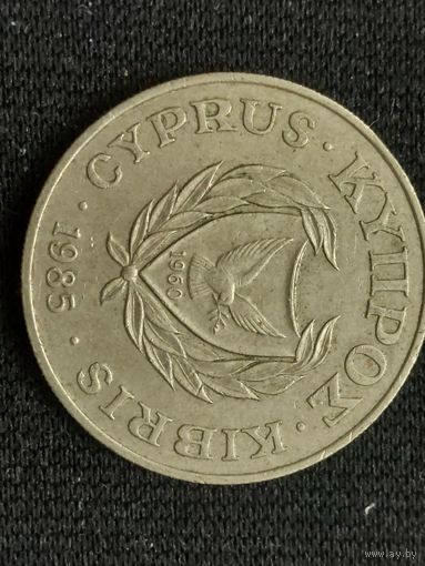 Кипр 20 центов 1986