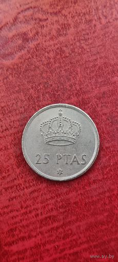 Испания 25 песет 1975