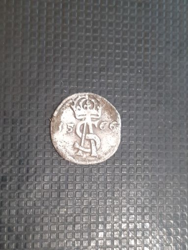 Двуденарий 1566 год