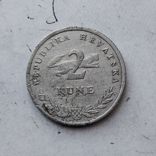 2 куны 2009 года Хорватия. Республика Хорватия. Единственная на аукционе!