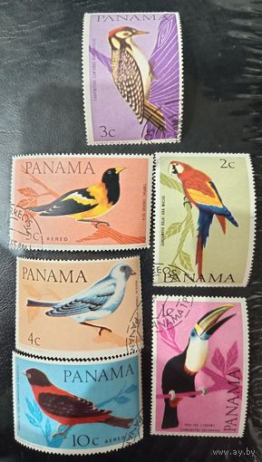 Панама 1965. Фауна. Птицы. Полная серия