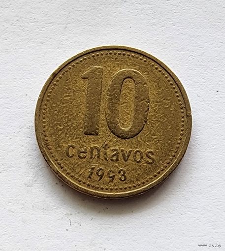 Аргентина 10 сентаво, 1993