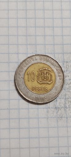 Доминиканская республика 10 песос 2010