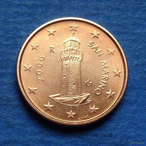 Сан-Марино 1 евроцент 2006