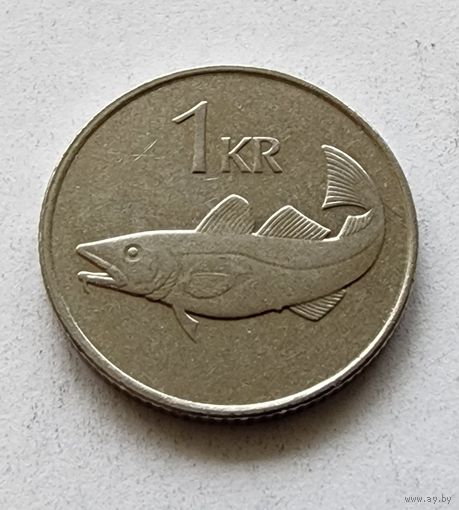 Исландия 1 крона, 2007