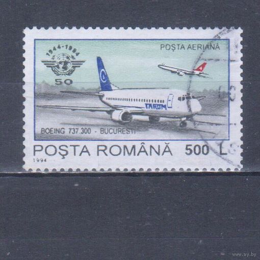 [2167] Румыния 1994. Авиация.Самолет. Гашеная марка.