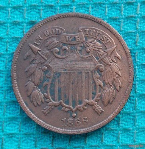 США 2 цента 1873 года. Предложи свою цену или обмен!