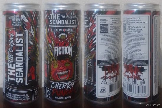 Банка от энергетика The SCANDALIST вишневый пунш 330мл 2024 (ОБМЕН/ПРОДАЖА/ТОРГ) 1лот=1шт
