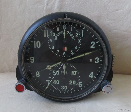 Все лоты с рубля.Часы авиационные АЧС-1,СССР,на ходу,СОСТОЯНИЕ!
