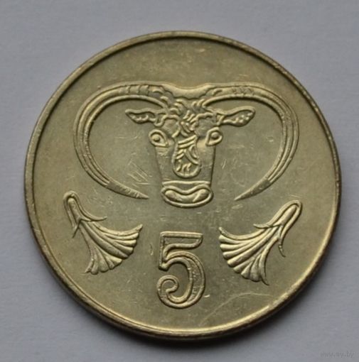 Кипр, 5 центов 2004 г.