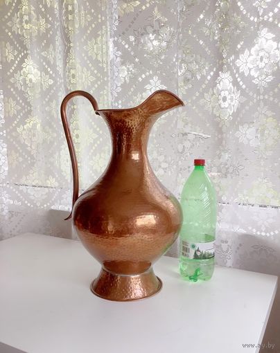 Старинный медный кувшин на 12 литров